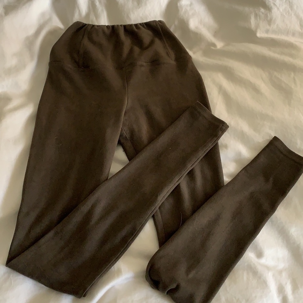 Suede Aritzia Daria Pant